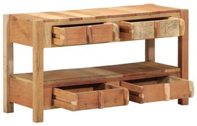 TV állvány 83x33x46 cm Tömör újrahasznosított fa