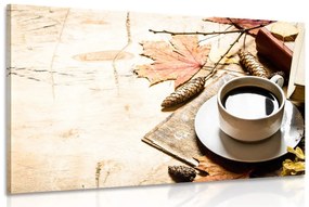 Kép őszi csésze kávé