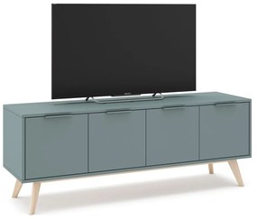 Zöldesszürke TV-állvány 140x53 cm Pisco – Marckeric