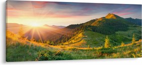 Kép - Nyári táj (120x50 cm)