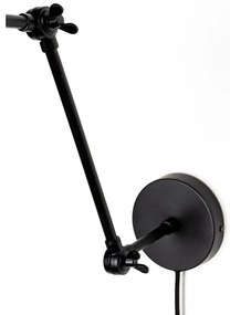 Fekete fali lámpa Xavi – White Label