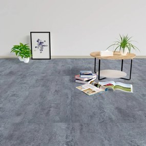 Szürke márványmintás öntapadó pvc padlólapok 5,11 m²