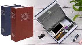 Könyv alakú biztonsági doboz-kék