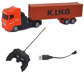KING Távirányítós Teherszállító kamion, 33x8.2x6cm