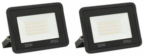 2 db hideg fehér fényű LED-es reflektor 30 W