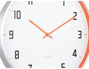 Karlsson 5969OR design falióra narancssárga,átmérő 40 cm