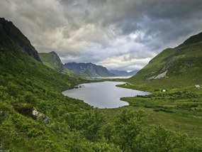Poszter 40x30cm Norvég fjord 9, Assaf Frank