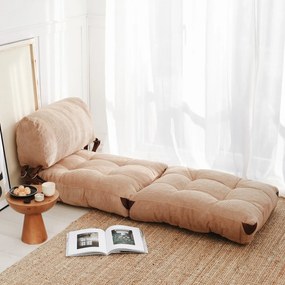 Fold Kadife Camel fotel