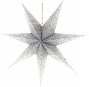 Elemes karácsonyi csillag Ezüst-Fehér