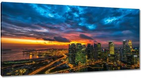 Festmények 115x55 Városi táj Kilátás