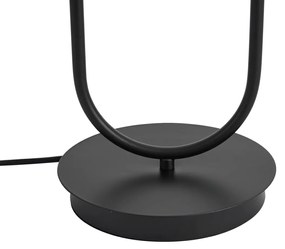 Art Deco asztali lámpa fekete 2-lámpás - Tuning