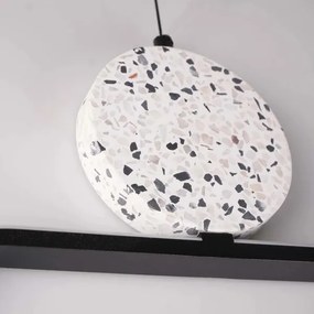 LED csillár kábelen FLORENTYNA LED/48W/230V 4000K fekete/fehér