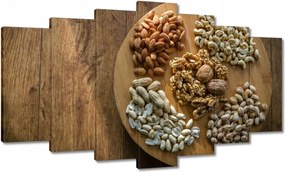 Vászonkép 140x80 Dió Pisztácia