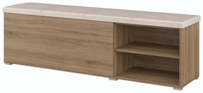 Cipősszekrény Verdeene (vad tölgy + bézs). 1091839