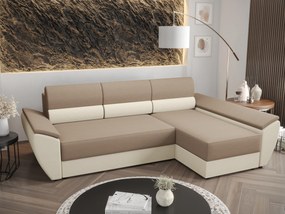 Sarok ülőgarnitúra Radiant L3 (bézs + krém) (J). 1057475