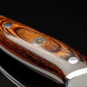 Gudaro - Damaszkuszi séfkés FENG 8", 67 rétegű acélból készült, hossza 20 cm