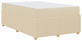 Ágykeret matraccal matracmal Krém 120 x 200 cm szövet