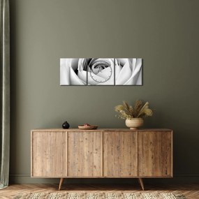 Kép - Rózsa virág részlete (órával) (90x30 cm)