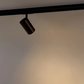 Modern 1 fázisú sín spotlámpa sötét bronz - Jeana