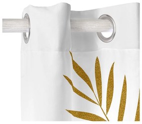 Fehér függöny 140x300 cm Foliage – Blanc