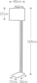 Elstead Lighting BELMONT BELMONT-FL Állólámpa 1x60W/E27