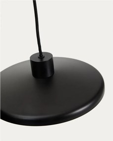 Fekete függőlámpa fém búrával Nuvira – Kave Home