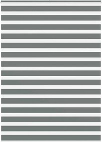 vidaXL zebrafüggönnyel sötét szürke szövetszélesség 155,9cm poliészter