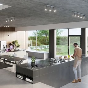 Sollux SL.0456 - MERIDA 2xGU10/40W/230V szürke spotlámpa