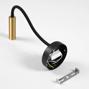 Brilagi - LED Rugalmas fali lámpa MAYA LED/3W/230V 4000K fekete/arany