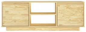 tömör fenyőfa TV-szekrény 110 x 30 x 40 cm