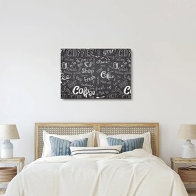 Kép - Coffee (üvegen) (70x50 cm)