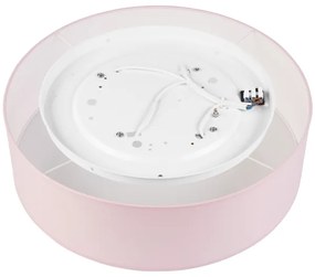 Mennyezeti lámpa SIRJA PASTEL DOUBLE 4xE27/15W/230V átm. 45 cm rózsaszín