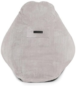 Sötétszürke kordbársony babzsákfotel Snug 100 – SLOWDOWN