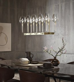 ITALAMP 3050-L10 ROSE Modern Függesztett Lámpa LED IP20