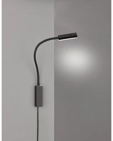 Fekete fém LED dimmelhető spotlámpa Raik – Fischer &amp; Honsel