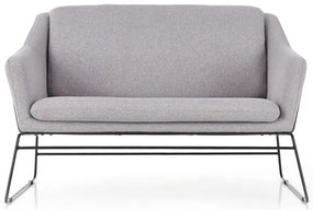 Világosszürke relax kétszemélyes fotel HAMAR 2 XL