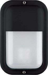 NOVOLUX 166B-L0109B-02 KAPPA Modern Kültéri Fali Lámpa Fekete LED IP55