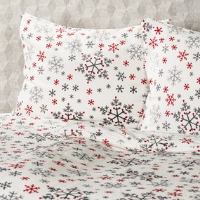 4Home Snowflakes mikroflanel ágyneműhuzat, 140 x 200 cm, 70 x 90 cm