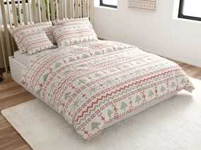 Pamut ágyneműhuzat NORDIC JOY fehér Ágyneműhuzat mérete: 70 x 90 cm | 140 x 200 cm