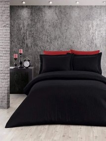 Fekete damaszt lapok TiaHome - 1x Párna 90x70cm, 1x Paplan 140x200cm