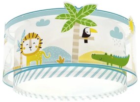 Dalber 76116 - Gyermek mennyezeti lámpa JUNGLE 2xE27/15W/230V