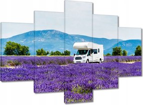 Festmények 150x105 Lakókocsi a levendulamezők között