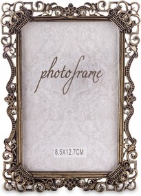 Arany képkeret fém álló retro palota vintage