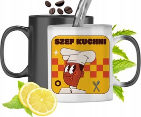 Színváltós Mágikus Bögre Szakácsoknak, fényképes nyomattal