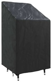 Kerti Szék Borító Fekete 70 x 70 x 85 / 125 cm 210D szövet