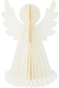 Világító karácsonyi dekoráció Angyal, 28 cm, 6LED, elemes, időzítővel