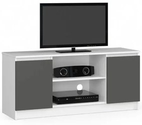 TV asztal RTV 120 - fehér/grafit