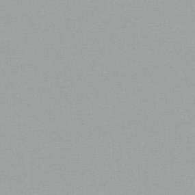 vidaXL világosszürke vászonszövet babaágy matraccal