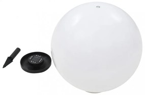 napelemes kültéri LED gömblámpa, 50 cm RGB