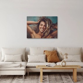 Kép - egy fiatal nő portréja (70x50 cm)